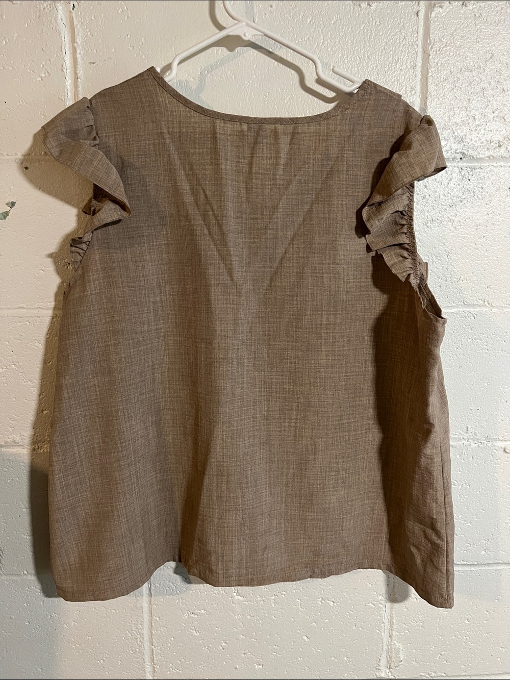 Shein Ruffle-Sleeve Square Neck Tank - Picture 4 of 4